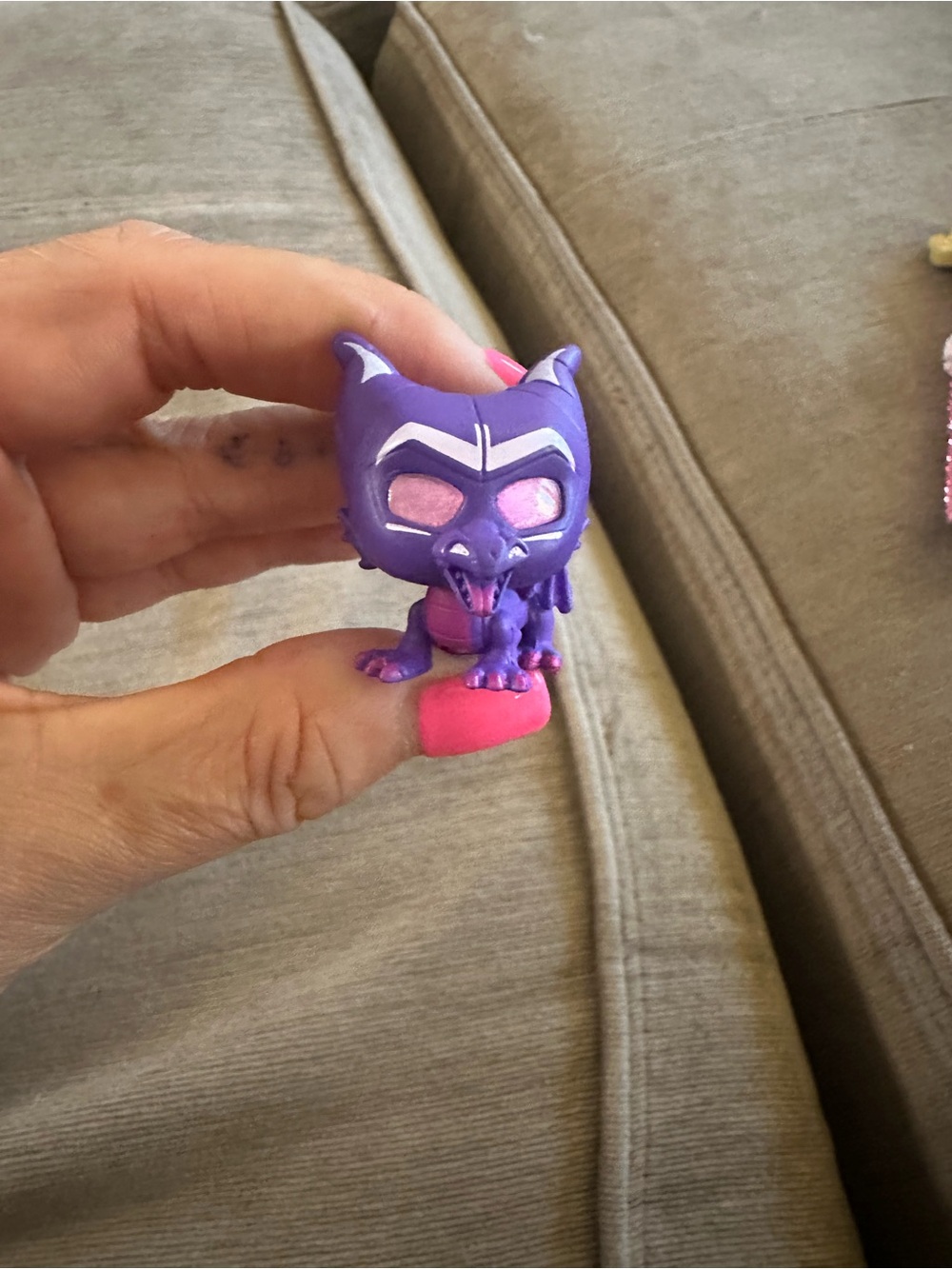Purple and pink maleficent dragon doorable